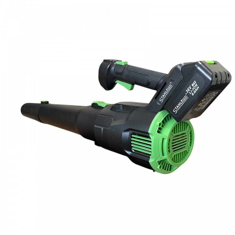 Акумулаторна въздуходувка STAHLMAYER 36v/8Ah. Духалка за листа , 2 батерии и зарядно