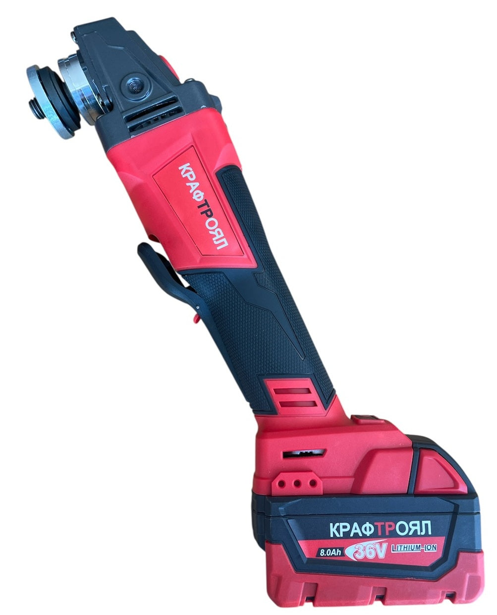 Акумулаторен ъглошлайф 36V 8Ah 125 мм KraftRoyal Red