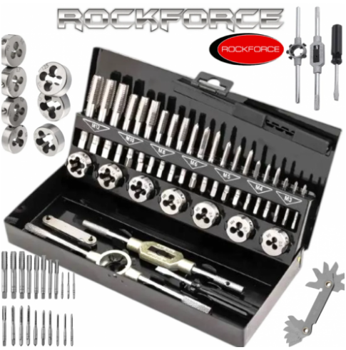 Комплект метчици и плашки 32-части RockForce