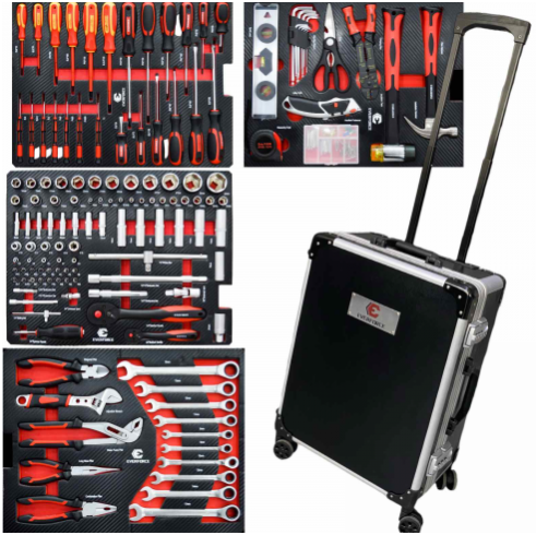 Професионална Количка с Инструменти 238 части Куфар EVERFORCE