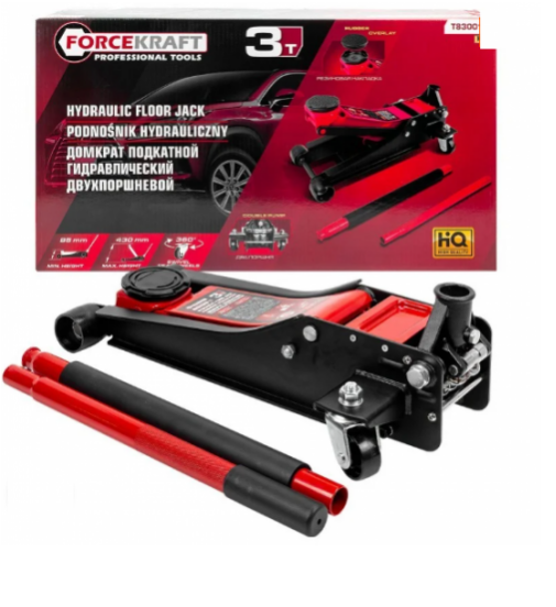 Нископрофилен крик 3 тона (85-430мм) FORCEKRAFT , FK-T830018 HT