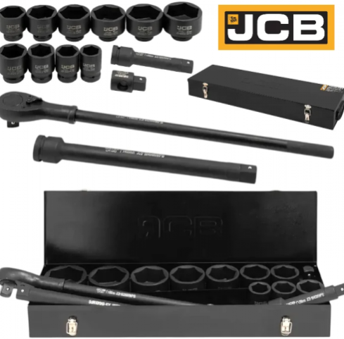 Гедоре 1″ Цол Професионално 15 части с Ударни Вложки 36-80мм JCB – 8141-5MPB