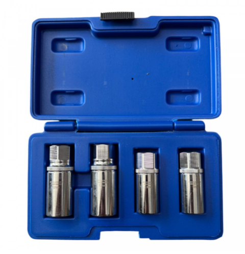 Екстрактори за шпилки к-т 4ч, 6-12mm, вложки шпилковадачи 1/2", HAWEK , HW-1102