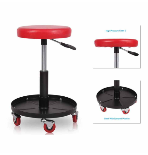 Автомонтьорски стол с поставка за инструменти