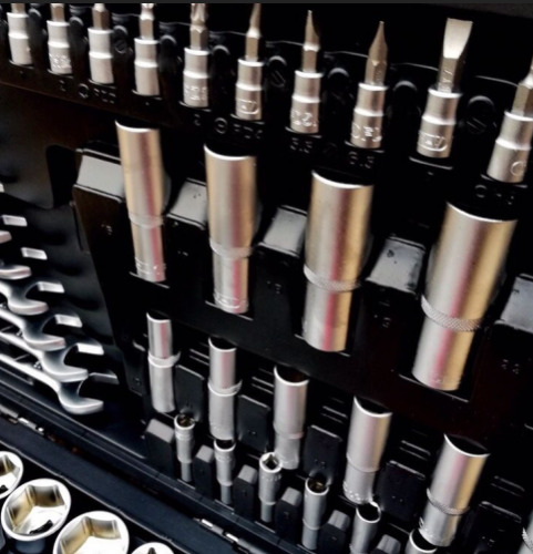 Немско Гедоре EverForce 216 части + ключове 8-22мм