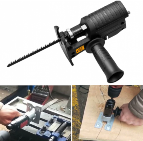 Универсален адаптер - прободен трион за винтоверт и бормашина към зеге