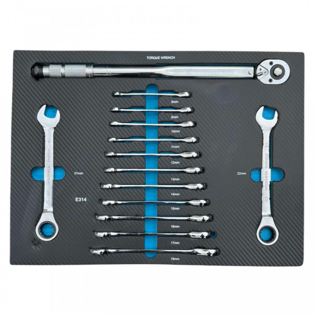 Професионален шкаф с инструменти 251 части , STAHLMAYER - BLUE