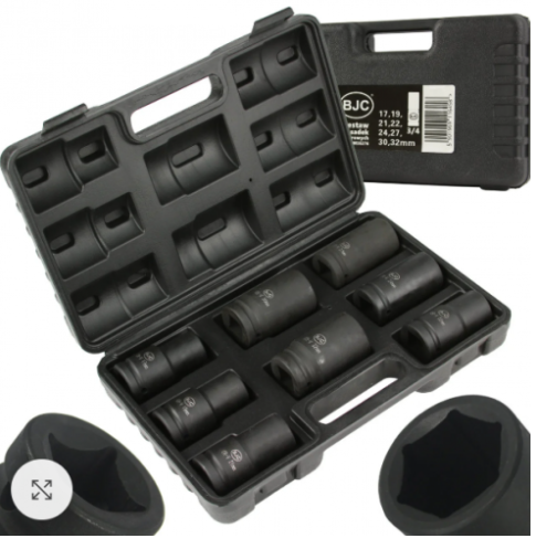 Ударни Вложки 3/4 8ч. 17-32мм BJC