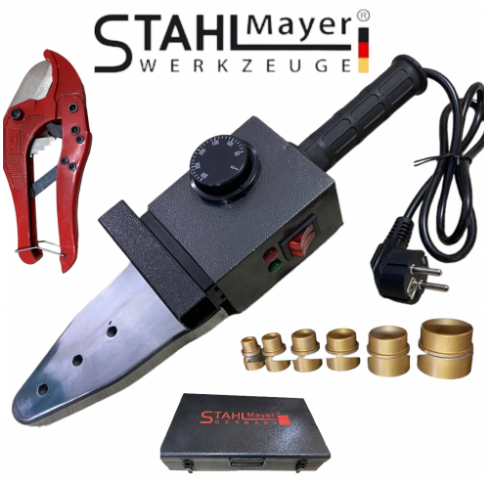 Поялник за полипропилен 20-63мм 2500W Kraftroyal - лепачка за ппр тръби