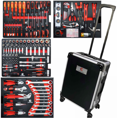 Професионална Количка с Инструменти 238 части Куфар EVERFORCE