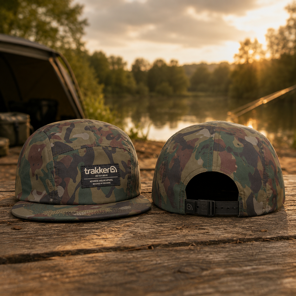 Водоустойчива шапка Trakker TechPro Camo 5 Panel Cap