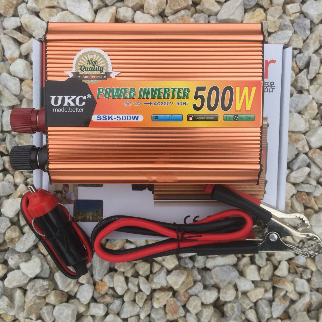 UKC 600W Инвертор-преобразувател на ток от 12V на 220V