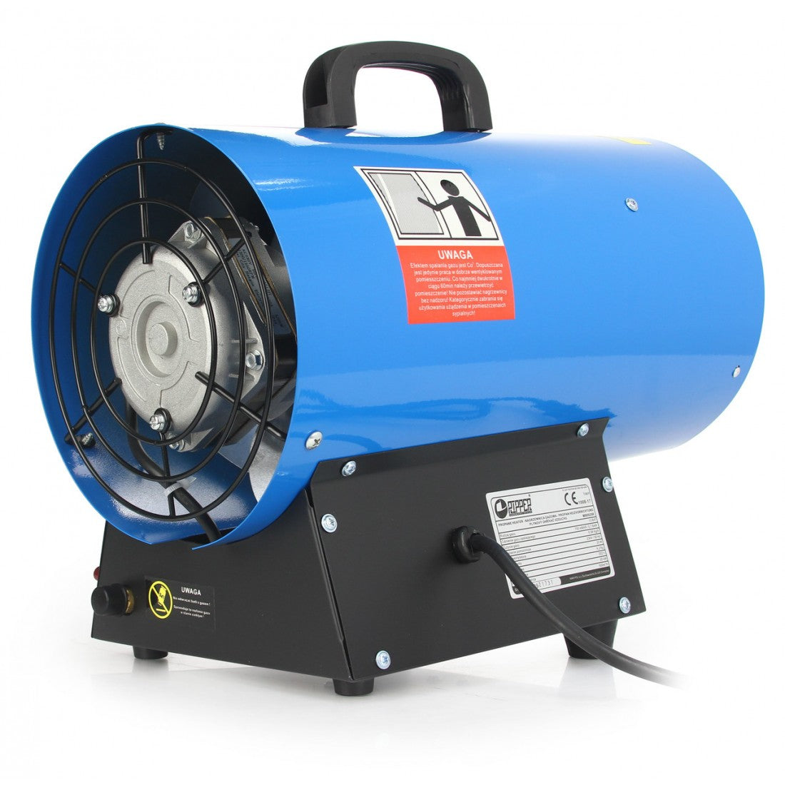 Индустриален газов калорифер с регулатор Ripper 20 kW, 500 m³/h,LPG