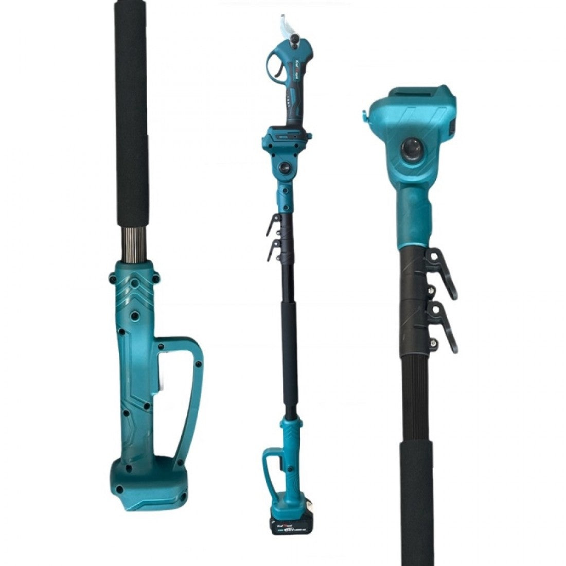 Акумулаторна Лозарска Ножица с Телескопичен Прът 36V 8,0AH KRAFTROYAL 2 Батерии