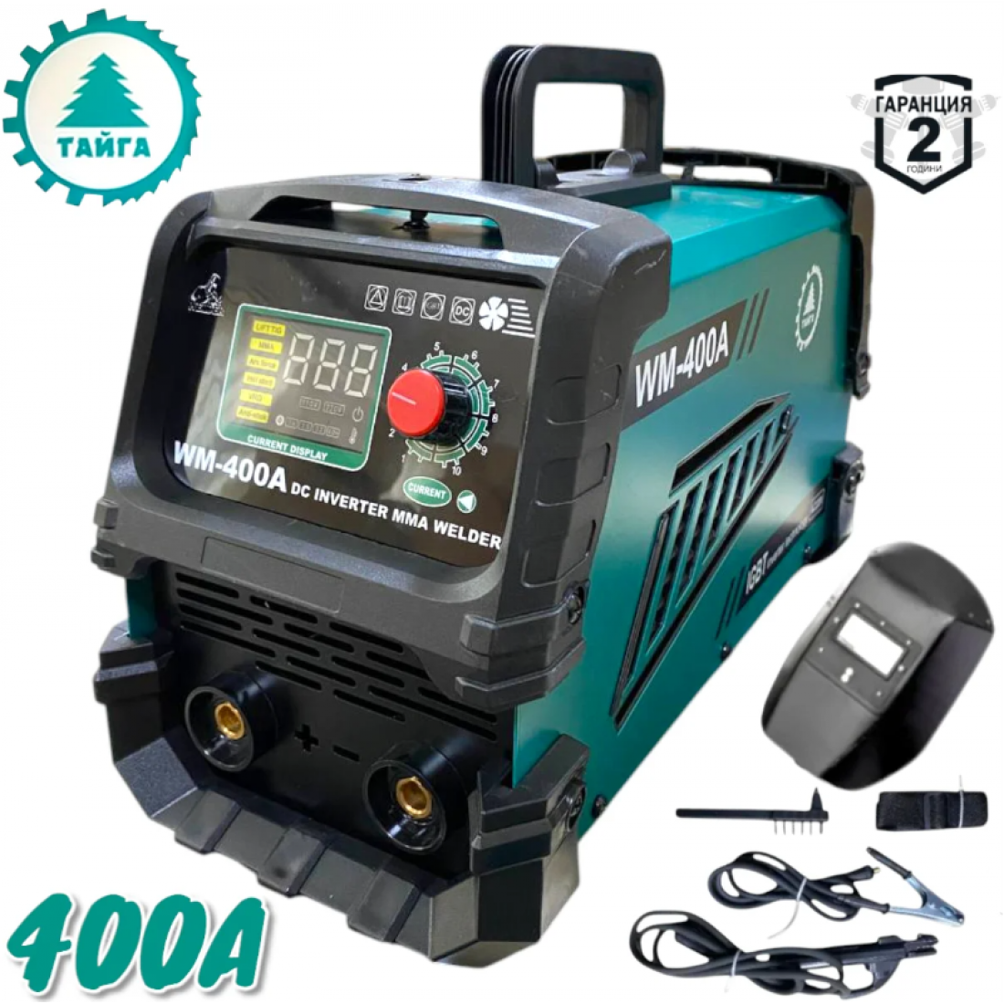 Инверторен Електрожен 400А С Дисплей ТАЙГА голям INVERTER