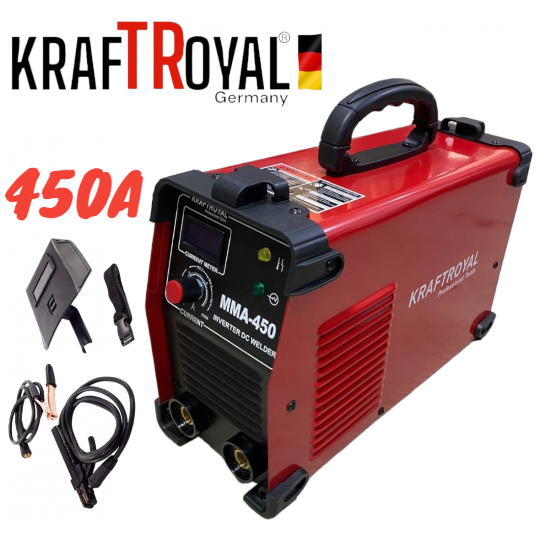 Инверторен Електрожен 450А KRAFT ROYAL Водоустойчив