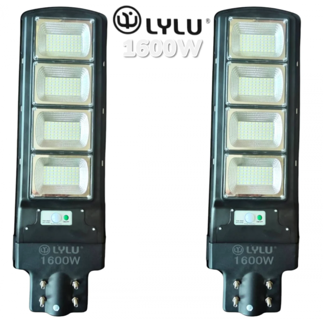 Улична Соларна LED Лампа 1600W LYLU ВОДОУСТОЙЧИВА 2 БРОЯ