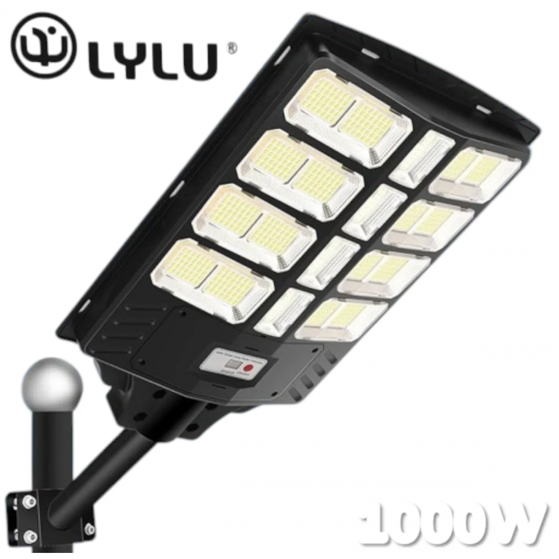 Улична Соларна Лампа 1000W LYLU със сензор Прожектор 20 секции
