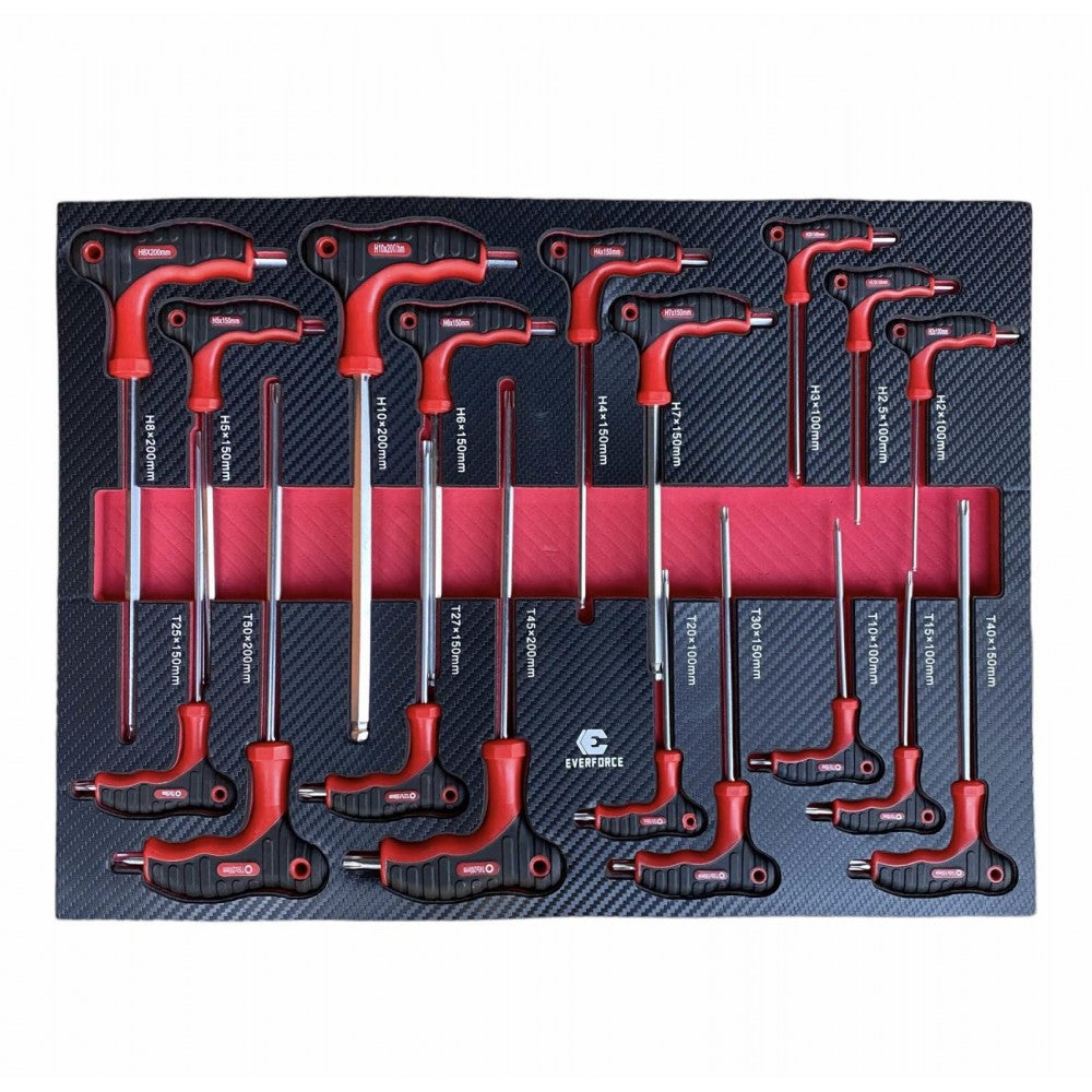 Шкаф с инструменти EVERFORCE със 7 чекмеджета и отделение за закачане на инструменти