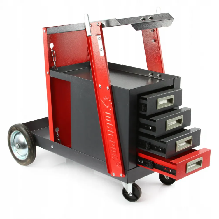Количка за Заваръчни Апарати MAR-POL M66612 с 4 чекмеджета