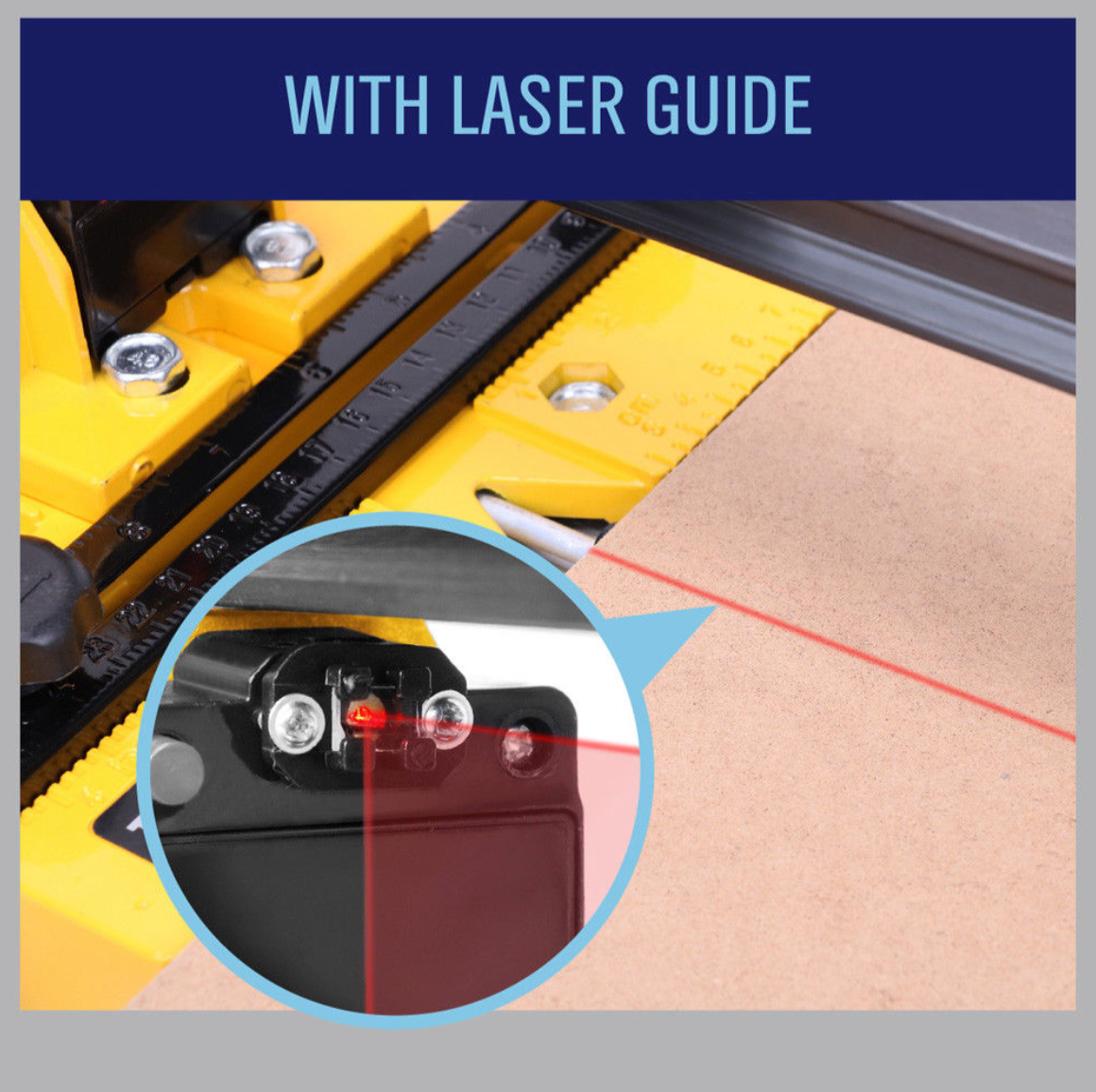 Релсова Машина за рязане на плочки 800мм