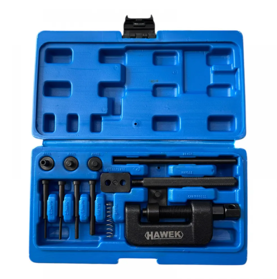 Професионален комплект за разнитване и занитване на вериги HAWEK , HW-1103