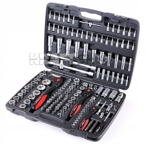 Гедоре 172 части KrafTWelle Germany с 3бр тресчотки Cr-V