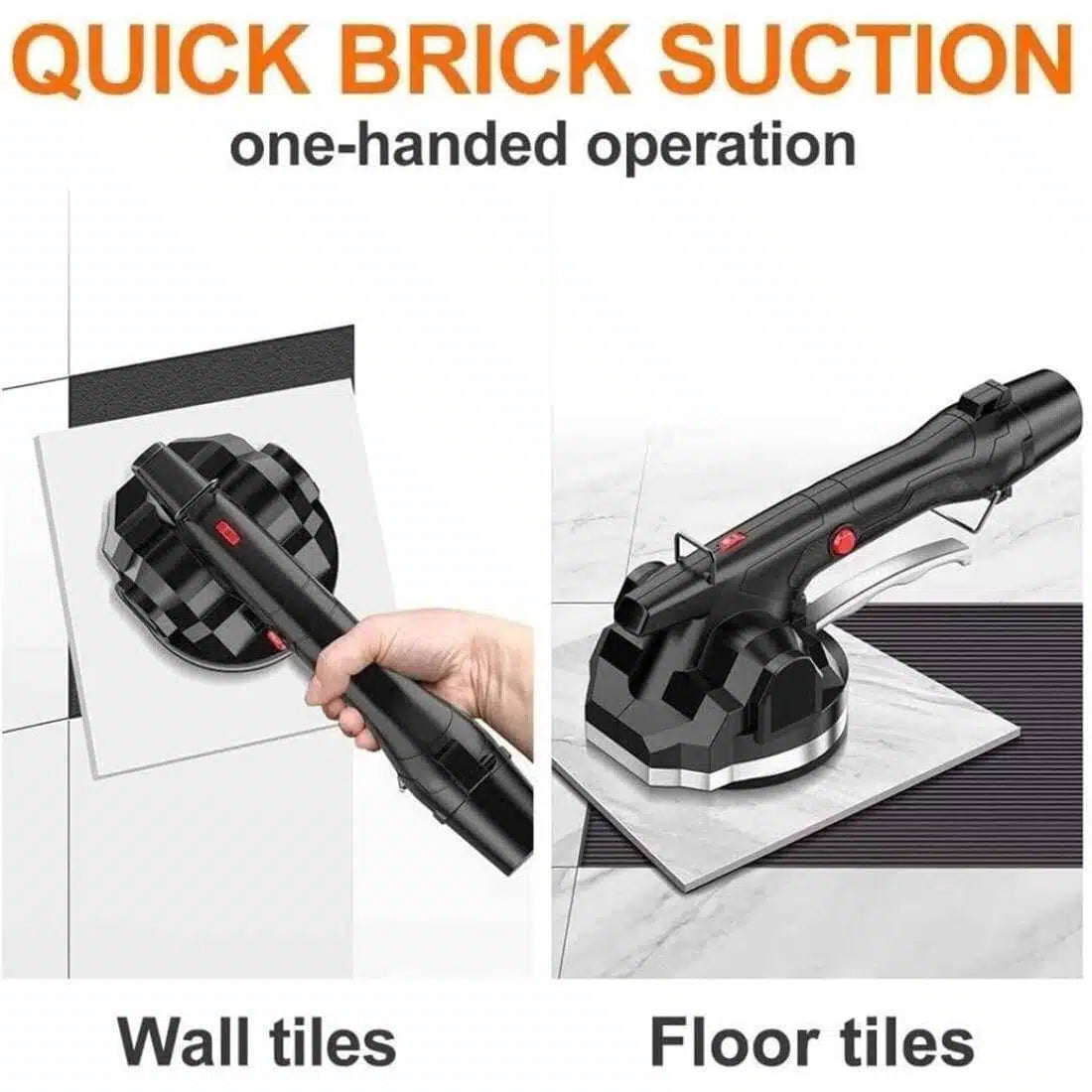 Акумулаторна Вендуза за Плочки с 2 Батерии Зарядно и Куфар