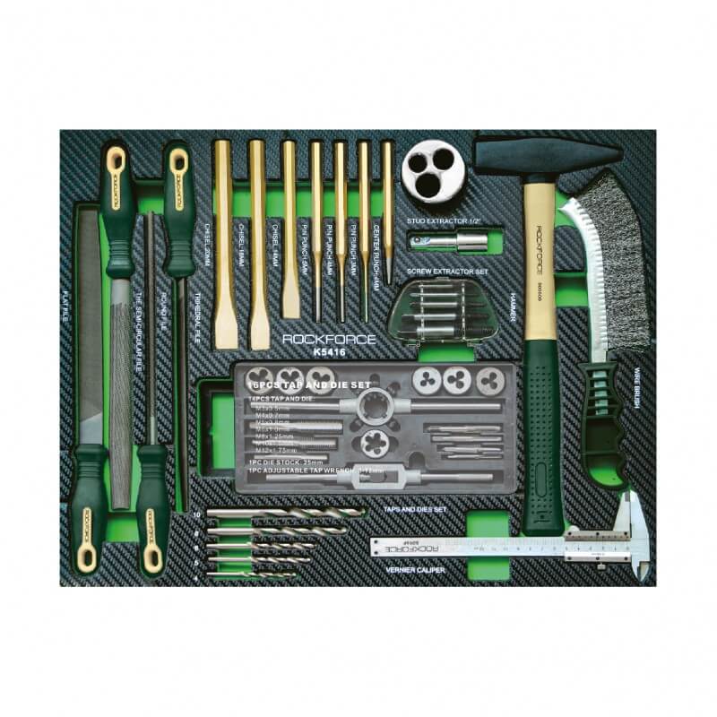 Количка – ШКАФ С ИНСТРУМЕНТИ С 7 Чекмеджета – 5 пълни ROCKFORCE