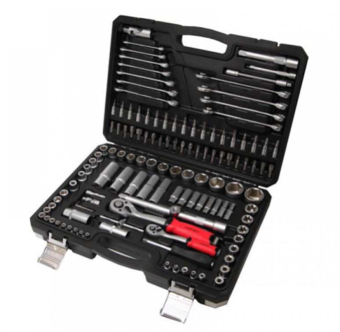 Немски к-т инструменти EverForce 125 части + ключове 8-22мм