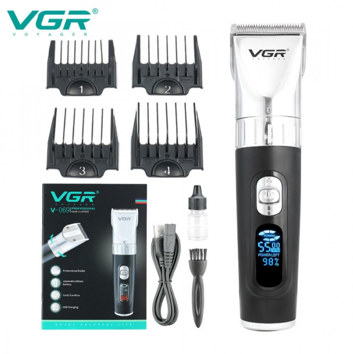 Машинка за Подстригване VGR V-069 Машина за Коса