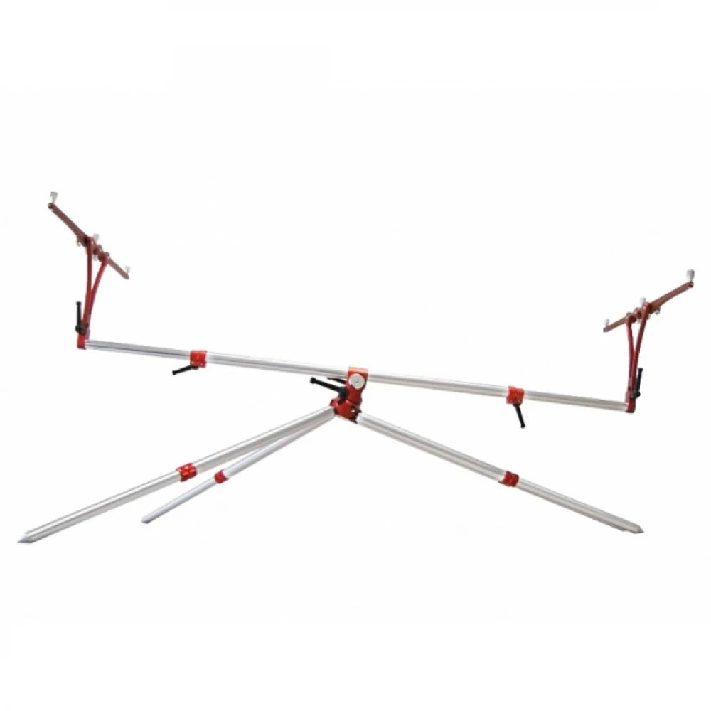 Шаранджийска стойка MECCANICA VADESE NICK REVOLUTION Silver & Red 3 или 4 въдици - Сиво-Червено