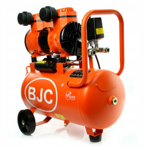 Монофазен Безмаслен Бутален Компресор за Въздух BJC JN1500A 1.5 kW, 220 л/мин 8 бара 24 литра