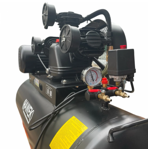 КОМПРЕСОР ЗА ВЪЗДУХ 200 ЛИТРА HAWEK , HW-3021