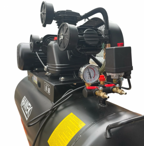 КОМПРЕСОР ЗА ВЪЗДУХ 200 ЛИТРА HAWEK , HW-3021