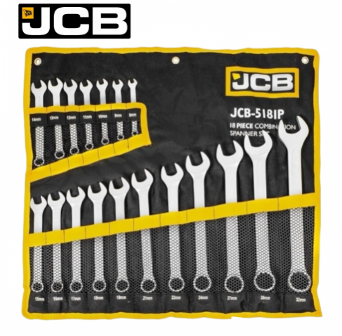 Комплект Звездогаечни Ключове JCB 18 броя 8-32мм 5181P