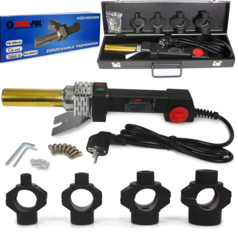 Поялник за полипропилен 20-32мм 2500W Kraftroyal - лепачка за ппр тръби