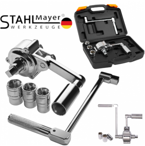 Редукторен механичен гайковерт 1/2" -17,19,21мм