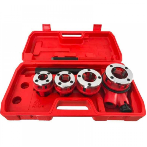 Комплект винторезка с 4 глави / 1/2-1_1/4″