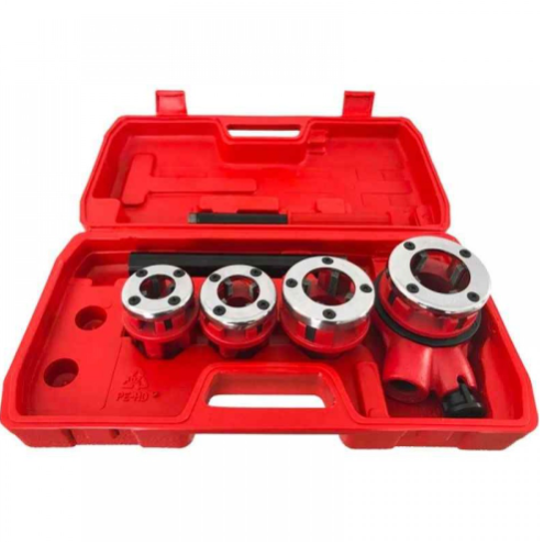 Комплект винторезка с 4 глави / 1/2-1_1/4″