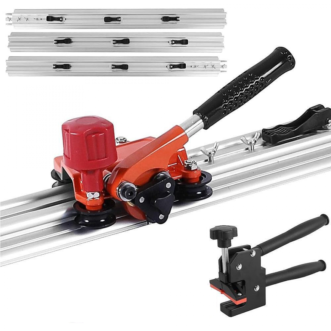 Машина за рязане на голямоформатни плочки, 380 см, с 3 линеала