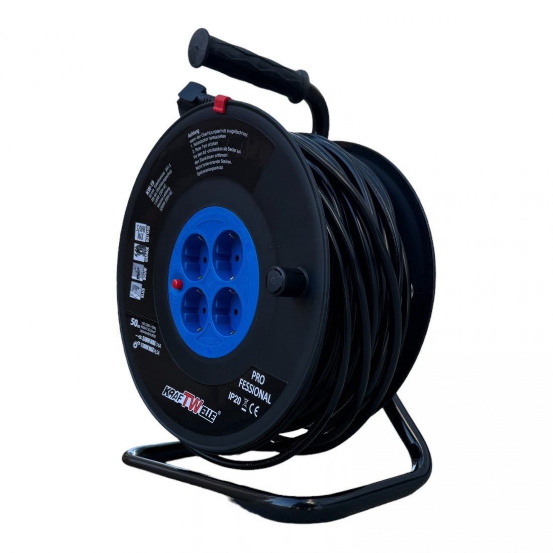 Макара за Маркуч – Стойка за Градински Маркуч 50 метра с контакт