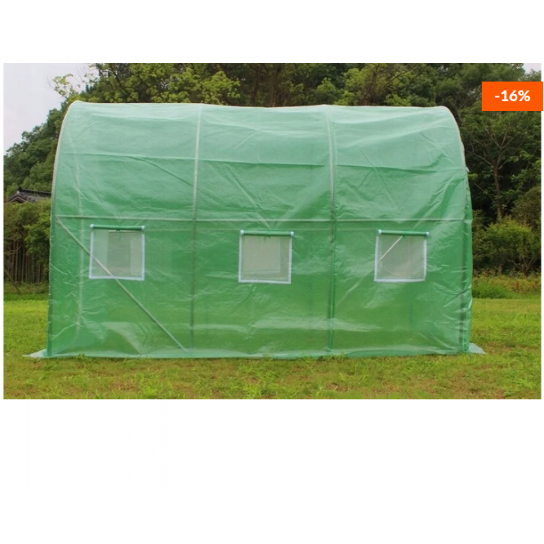 ТУНЕЛНА ОРАНЖЕРИЯ КОМПЛЕКТ С РАЗМЕРИ 3*2*2 МЕТРА
