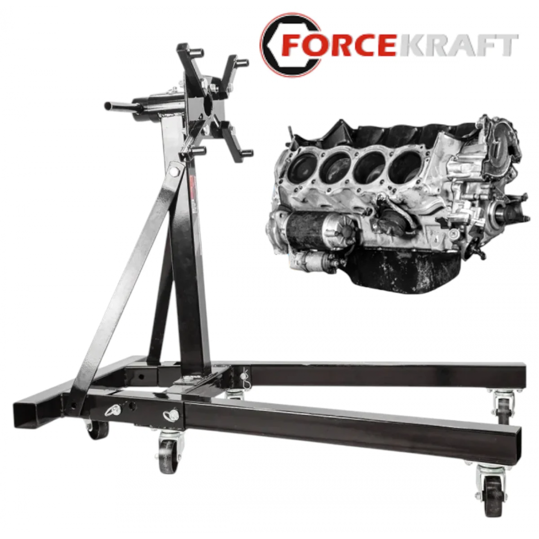 СТОЙКА ЗА ДВИГАТЕЛ 900кг 1980lbs FORCEKRAFT