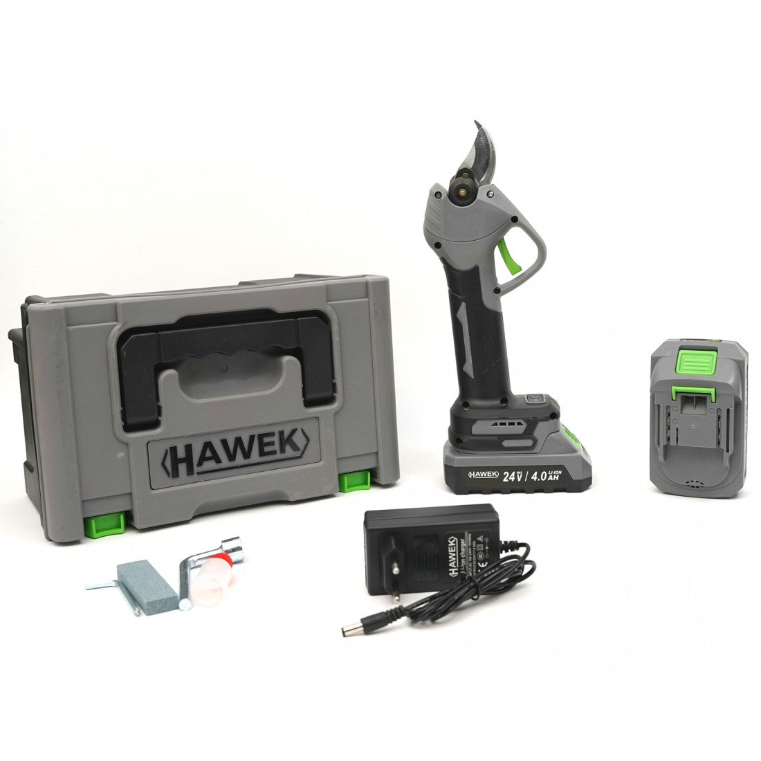 Акумулаторна Лозарска Ножица 24V 4,0AH HAWEK 2х Батерии