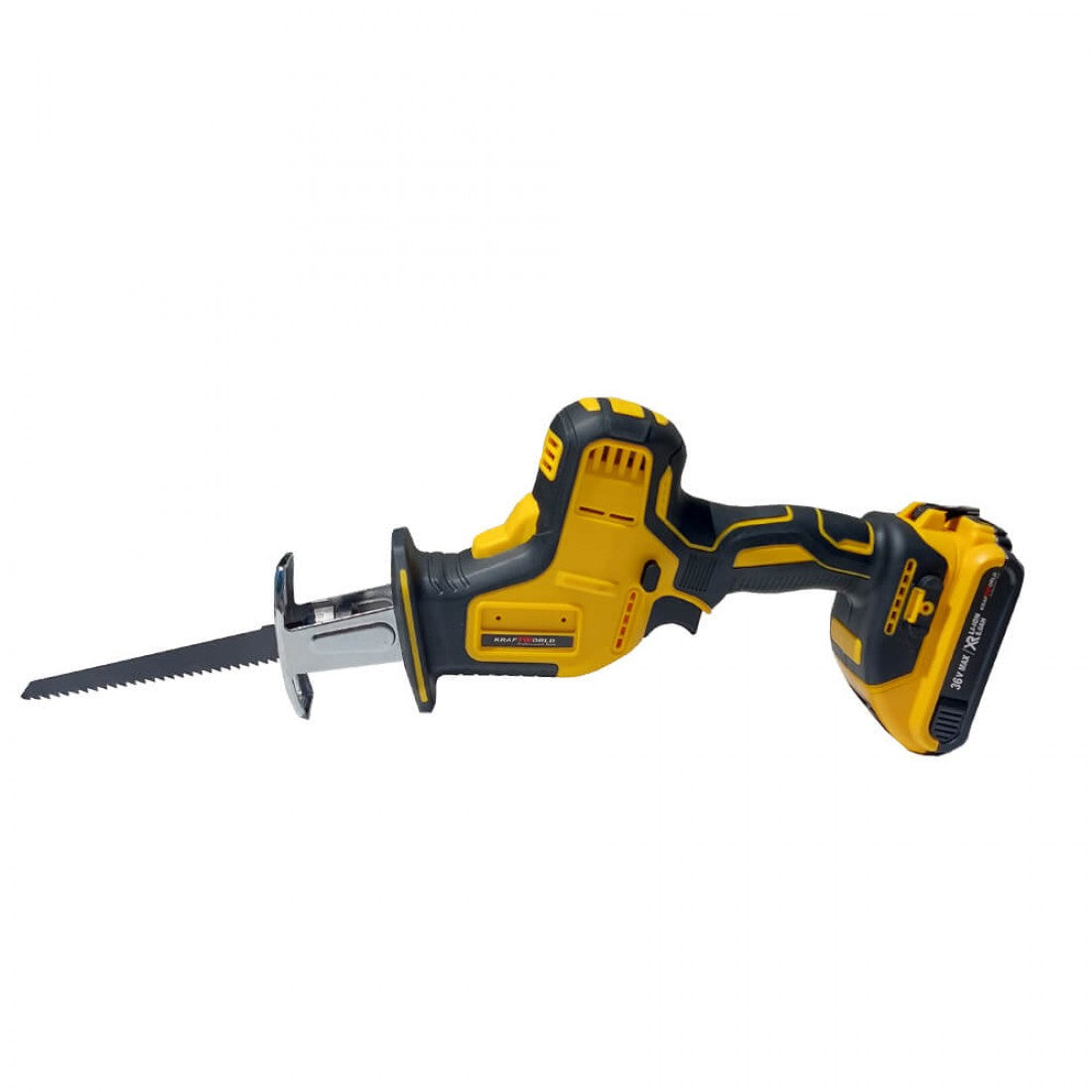 Саблен трион акумулаторен 36V 8Ah + 2 батерии Kraft