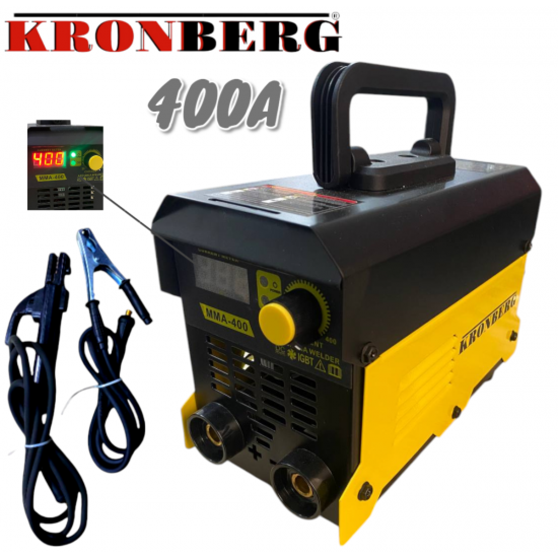Инверторен Електрожен с дисплей KRONBERG 400A