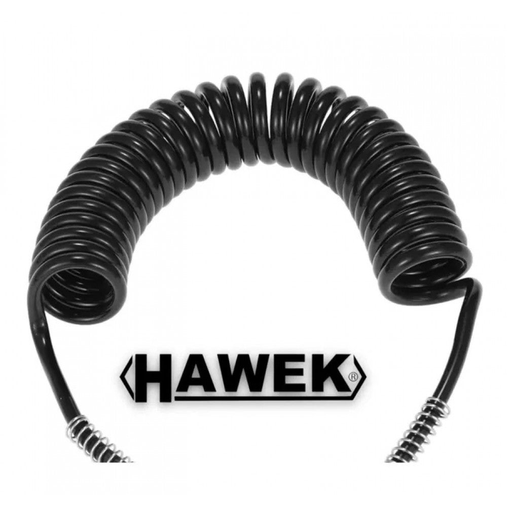 ПОЛИУРЕТАНОВ СПИРАЛЕН МАРКУЧ ЗА ВЪЗДУХ С БЪРЗИ ВРЪЗКИ HAWEK 10М. 15М. 20М. МЕТРА