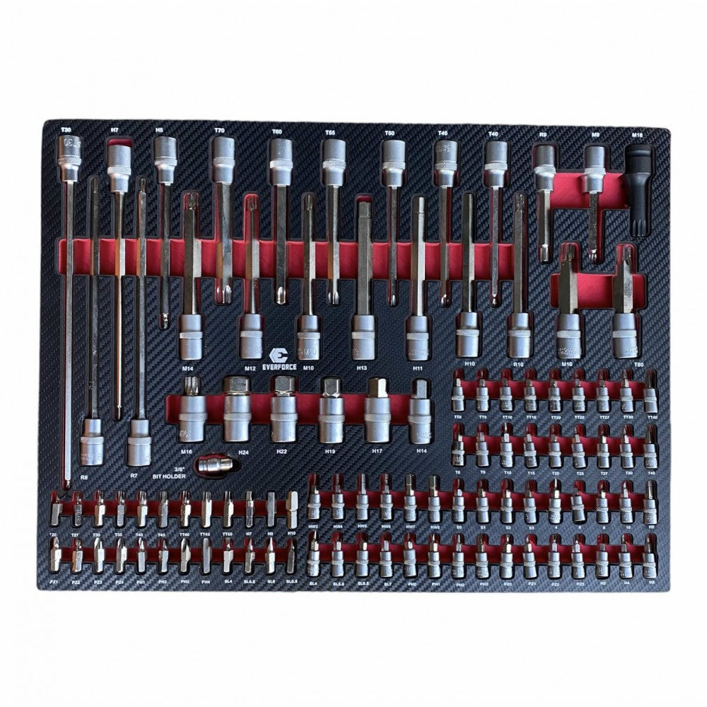 Шкаф с инструменти EVERFORCE със 7 чекмеджета и отделение за закачане на инструменти