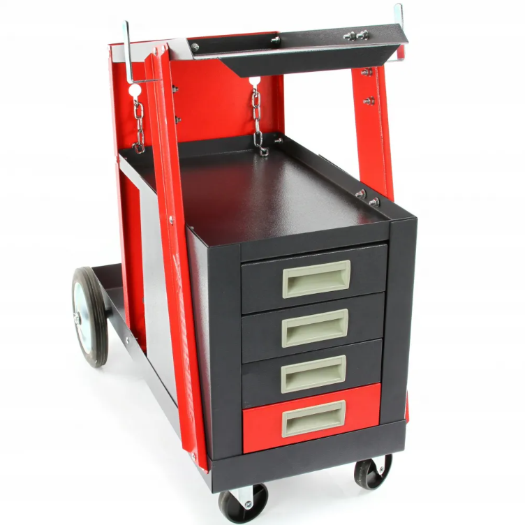 Количка за Заваръчни Апарати MAR-POL M66612 с 4 чекмеджета